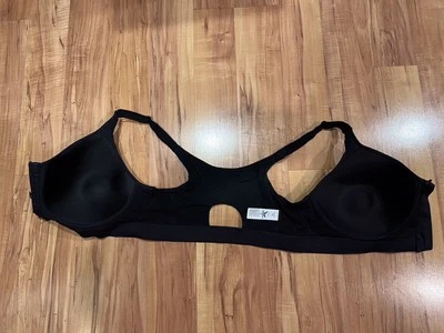Joy Lab Racerback Black Sports Bra Full Zip Front Sz 36D - Image 1 of 3