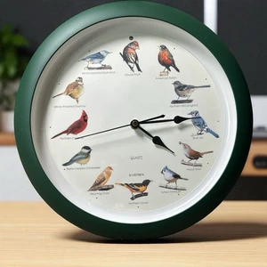 MFA Quartz 1997 Singing Bird Clock Most Popular North American Song Birds 13” - Picture 1 of 7