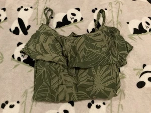 Camicia donna Old Navy taglia XL verde foglia spalla fredda - Foto 1 di 4