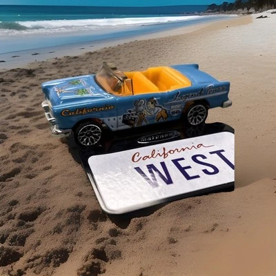 64 NEW Matchbox Across America 50th Birthday West California 1955 Chevy Bel Air - Image 1 of 4