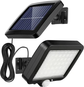 Luz Solar Granero Exterior 56 LED 700LM Sensor de Movimiento IP65 Impermeable Cobertizo Lámpara - Imagen 1 de 8