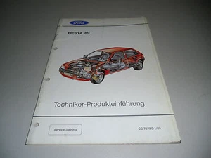 Werksttthandbuch Información Produkteinführung Ford Fiesta ´89 Stand 01/1989 - Imagen 1 de 1