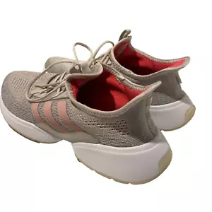 Adidas Mavia X Trainers women's size 10 running shoes sneakers Grey Pink - Picture 1 of 10