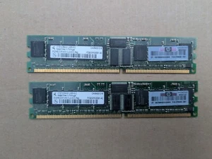 1GB Kit HP 373028-851 PC-3200 400Mhz DDR 184pin CL3 ECC REGISTERED - Picture 1 of 1