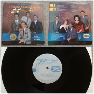 SINGING MEN'S QUARTET I Ain't Never Gonna Sin No More LP Vinyl GOSPEL CHRISTIAN - Picture 1 of 1