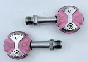 PINK Speedplay Zero Stainless 53mm Spindle MAGLIA ROSA Giro Pedals EXCELLENT - Picture 1 of 10