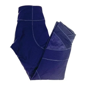 Leggings Lululemon para mujer talla 4 púrpura oscuro con detalles de malla en las piernas - Imagen 1 de 12