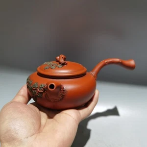 Chinese Yixing Zisha Clay Handmade flower Kung Fu Tea Exquisite Teapot 唐宇 蒋蓉 - Picture 1 of 9