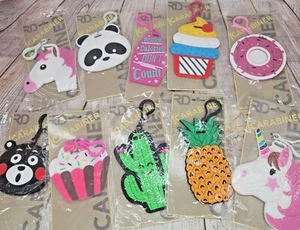 LINDA MOCHILA/ETIQUETA CON NOMBRE DE EQUIPAJE: UNICORNIO, CUPCAKE, CACTUS. TÚ ELIGES UNO - Imagen 1 de 40
