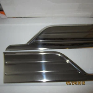 Protectores de grava delanteros de acero inoxidable para automóvil Chevy, un par, nuevos. - Imagen 1 de 2