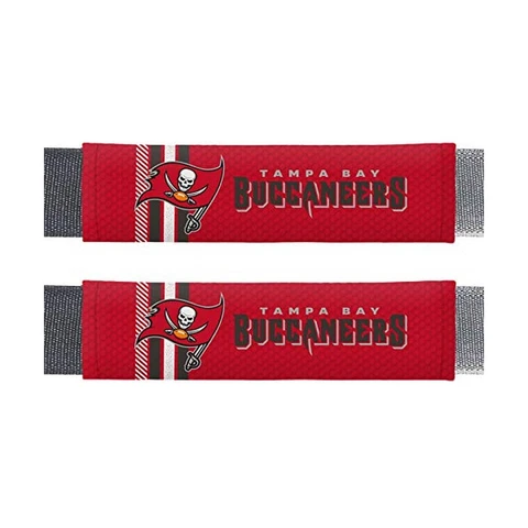 Fremont Die NFL Tampa Bay Buccaneers Rally DesignAuto Seat Belt Pads, Team Co Cover