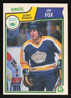 1983-84 O-Pee-Chee #154 Jim Fox Card TCCCX A - Image 1 of 2