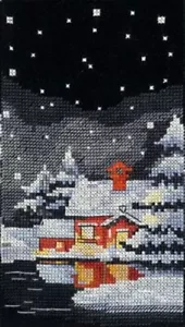 Counted Cross Stitch Kit Make With Your Hands - "REFLECTION. SERENITY - Picture 1 of 1