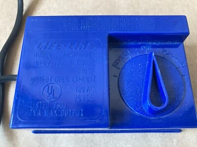 Трансформатор хобби поезд Life-Like HO 390-J масштаб 1:87 блок питания 120 В - Изображение 1 из 4