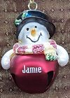 Jamie Jingle Bell Personalized Ornament 2" Combine Shipping On Multiple Item