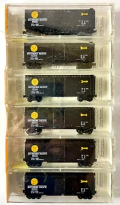 Micro-Trains N Scale Souther Pacifc "Overnighter" 40' Std. Boxcar (6 car set) - Picture 1 of 3