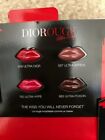 DIOR ULTRA ROUGE PIGMENTED HYDRA LIPSTICK SAMPLE CARD SHADES 999 587 763 883