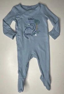 Little Brother Sleepsuit Baby Boy Dinosaur Theme TU 3-6 Months VGC - Picture 1 of 13