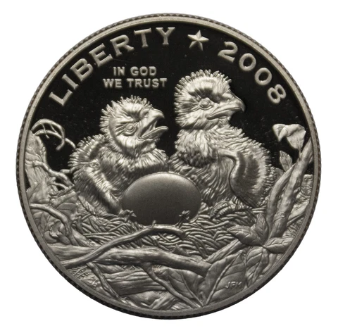 2008 Bald Eagle Proof Commemorative 50c Half dollar Cover
