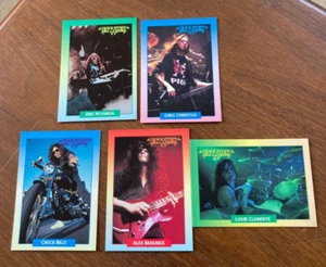 TESTAMENT ROCKCARDS BROCKUM 1991 MUSIC TRADING CARD LOT 5 PETERSON, CLEMENTE - Bild 1 von 2