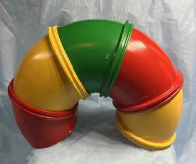 VINTAGE LEGO DUPLO TUNNEL SLIDE PIECES REPLACEMENT BLOCKS SET/5 - Image 1 of 4