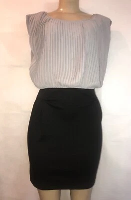 Gossip Girl By Romeo & Juliet 女式灰色和黑色派对礼服,尺寸 S — 第 1/4 张图片