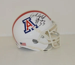 SCOOBY WRIGHT III signed University of ARIZONA Mini Helmet BCS (White) WILDCATS - Picture 1 of 3