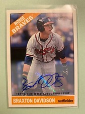 A24,846 - 2015 Topps Heritage Minors Real One Autographs #ROA84 Braxton Davidson