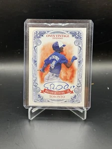 2021 Onyx Vintage Extended - Blue Ink Autographs #EARD Rikelvin De Castro... - Bild 1 von 2
