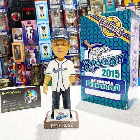 PETE ROSE "Managerial" Bridgeport Bluefish SGA #500 Bobblehead Cover