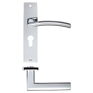 Amalfi Door Handle Lever on Backplate - Picture 1 of 20