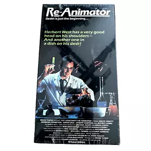 Re-ANIMATOR Factory Sealed VHS WATER MARKED RE ANIMATOR - Picture 1 of 13