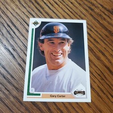1991 Upper Deck baseball #176 GARY CARTER San Francisco Giants Hall of Fame 