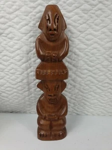 Wooden tiki figurine statue 10 1/4” Made in Venezuela - Picture 1 of 5