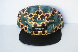 D9 Reserve Strapback 5 Panel Adjustable Gold Links New - Picture 1 of 4