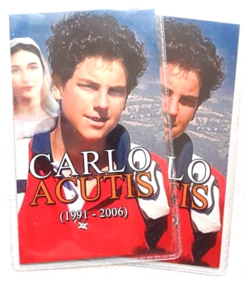 ST CARLO ACUTIS   Prayer Card   PACK OF THREE - Image 1 of 4