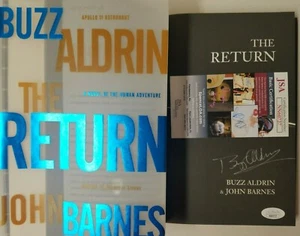 Autographed Buzz Aldrin Signed Book The Return Hardcover Autograph NASA JSA COA - Picture 1 of 8
