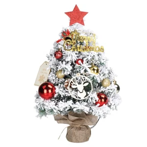 40cm Mini Weihnachtsbaum klein Künstlicher Tannenbaum Tischplatte Dekoration LED - Bild 1 von 8