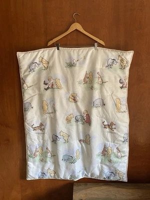 Edredón edredón clásico de bebé Winnie The Pooh de Disney 36” X 45” manta infantil Foto 1 de 4
