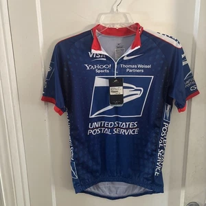 Vintage Nike USPS Trek Italy Men Half Zip Cycling Jersey Sz Large New With Tags - Picture 1 of 9