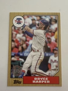 2022 Topps Series 2 87TB-2 Bryce Harper Philadelphia Phillies 1987 INSERT - Picture 1 of 2