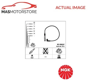 IGNITION CABLE SET LEADS KIT NGK 7013 P FOR VW PASSAT,BORA,GOLF IV 2.3L 110KW - Picture 1 of 5