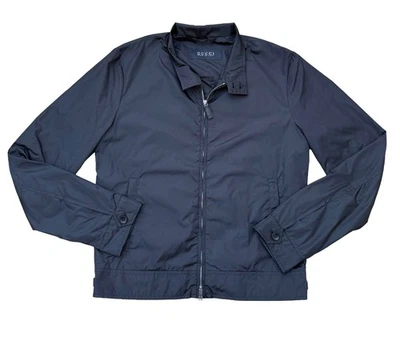 Gucci Jacket Windbreaker Size 46 UK S Black Used %100 Authentic RRP£800+ - Image 1 of 4