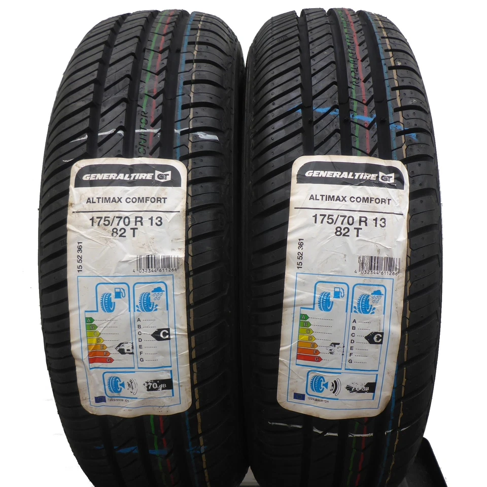 2 x GENERAL 175/70 R13 Altimax Comfort Sommerreifen 2018 VOLL - Bild 1 von 4