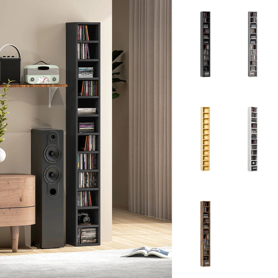 204 CD Storage Unit, Storage Tower for Living Room, Home Office - Image 1 of 1