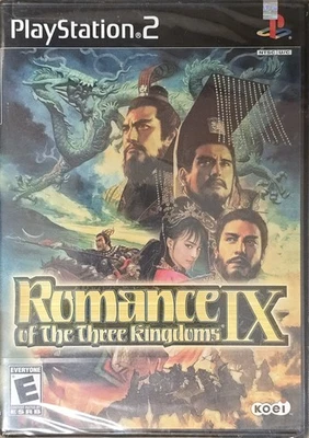 Romance of the Three Kingdoms IX (PlayStation 2, 2004) Novo em folha, lacrado de fábrica - Imagem 1 de 4