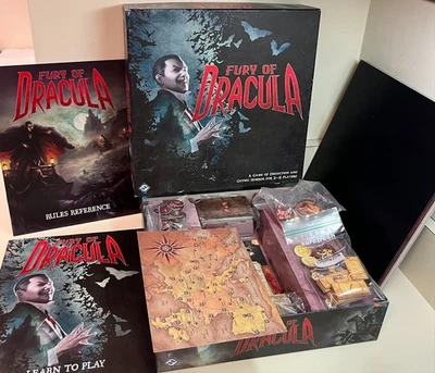 Fury of Dracula Board Game Third Edition, Fantasy Flight Gothic Horror, Complete - Image 1 of 4
