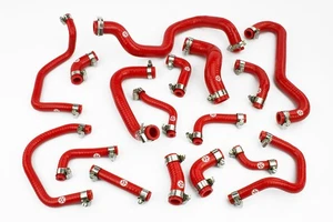 Silicone Ancillary Coolant Breather Hoses fit Toyota MR2 MK2 NA Rev3 SW20 Red - Picture 1 of 4