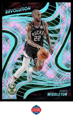 2022-23 Panini Revolution #99 Khris Middleton Cosmic #/99 - Image 1 of 2