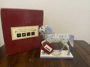 Neue Spur der bemalten Ponys "Kristall" 1E/1676 Pony Pferd 7" Figur in Box - Bild 1 von 5